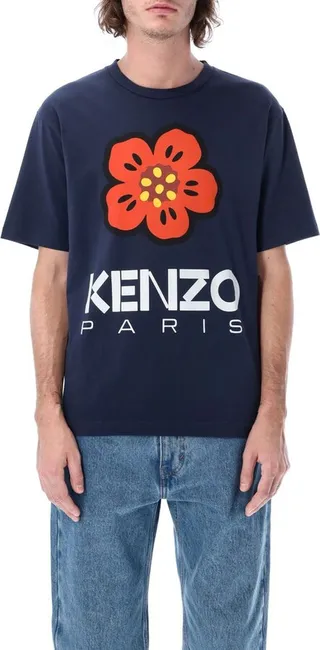 Kenzo Boke Flower Printed Crewneck T-Shirt