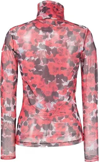 Dries Van Noten Floral Print Turtle Neck Top