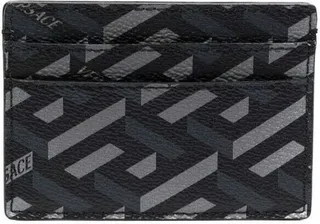 Versace Logo Printed Cardholder