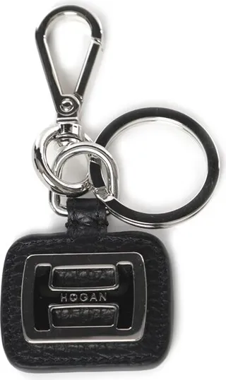 Hogan Logo Plaque Keychain