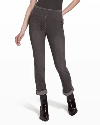 Stretch Cotton Boyfriend Jeans