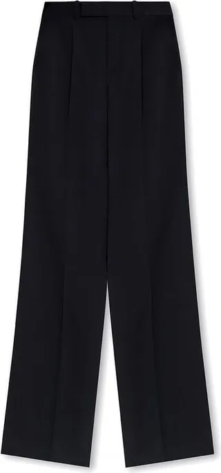 Saint Laurent High Waist Wide Leg Trousers