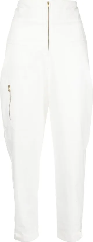 Cropped Cargo Trousers