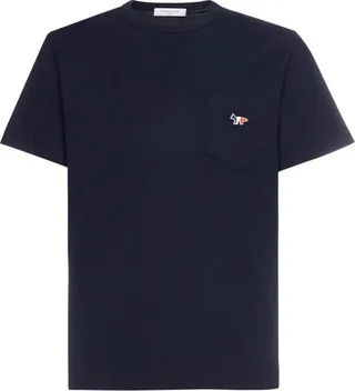 Maison Kitsuné Tricolor Fox Patch Pocket T-Shirt