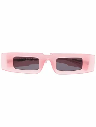 Rectangular-Frame Sunglasses