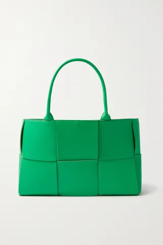 Bottega Veneta - Arco Medium Intrecciato Leather Tote - Green