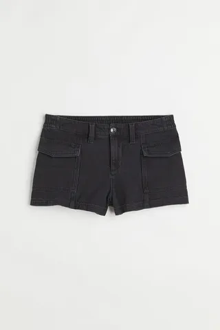 Denim Cargo Shorts