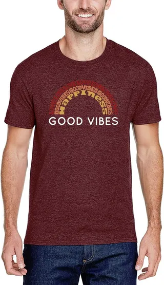 Men's Premium Blend Word Art Good Vibes T-shirt
