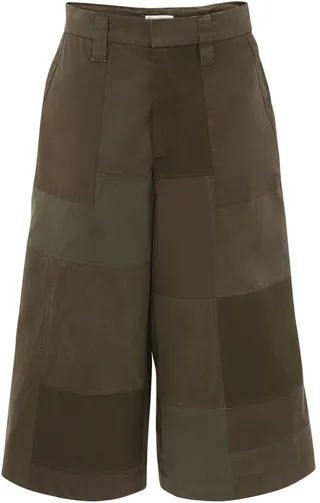 Panelled Cropped Trousers