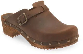 Kristel Stud Leather Clog