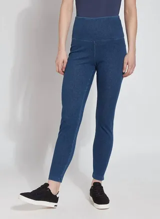 Denim Legging in Mid Wash