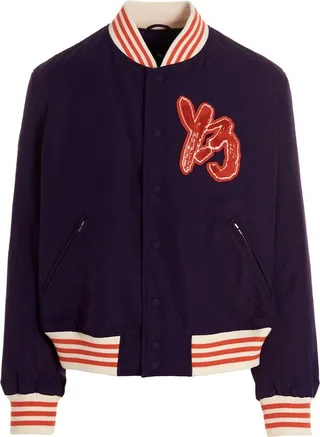 Y-3 Logo Patch Team Bomber Jacket
