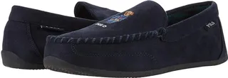 Polo Ralph Lauren Declan Bear Moccasin Slipper (Navy) Men's Shoes