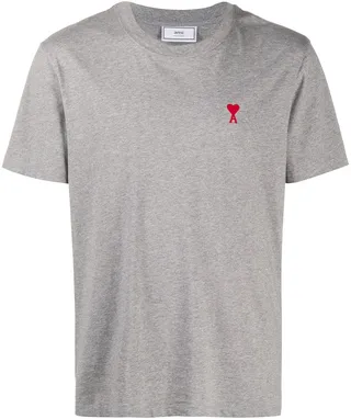logo-embroidered short-sleeve T-shirt