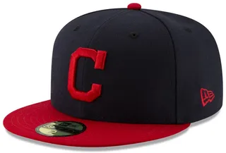 New Era Cleveland Indians Authentic Collection 59FIFTY Fitted Cap