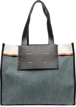 large Morris logo-print tote bag