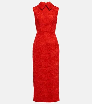 Mason lace midi dress