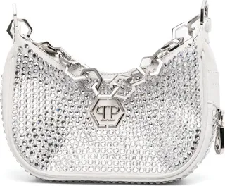 Crystal-Embellished Tote Bag