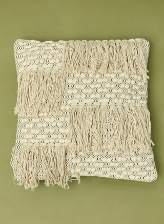 Tassle Row Cushion - 16"X16"