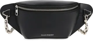 Biker Leather Belt Bag