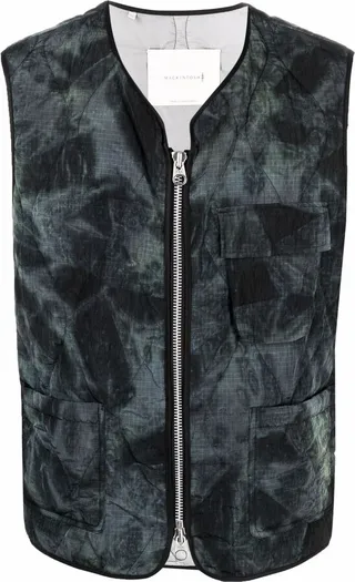 GENERAL tie-dye gilet