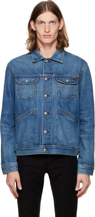 TOM FORD Blue Selvedge Denim Jacket