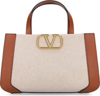 Vlogo Signature small canvas tote bag