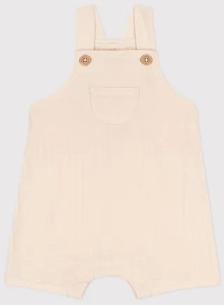 Kids Gauze Dungaree Shorts