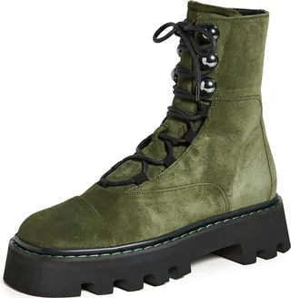 Nicholas Kirkwood 40mm Pearlogy Combat Boots