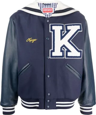 Logo-Patch Bomber Jacket