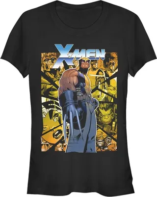 Junior's Marvel X-Men Wolverine Shattered Scene T-Shirt - Black - Medium