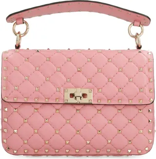 Valentino Garavani - Rockstud Spike Leather Medium Bag