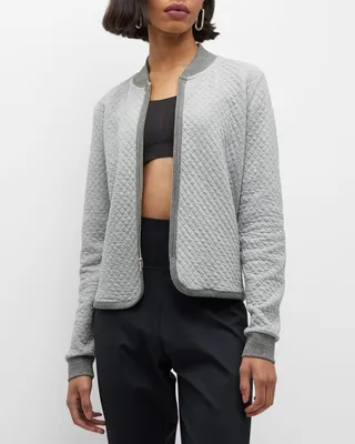 Quilted Bomber Jacket