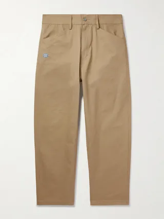Sarou Straight-Leg Cotton-Twill Trousers