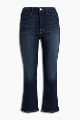 Le Crop Mini Boot mid-rise bootcut jeans
