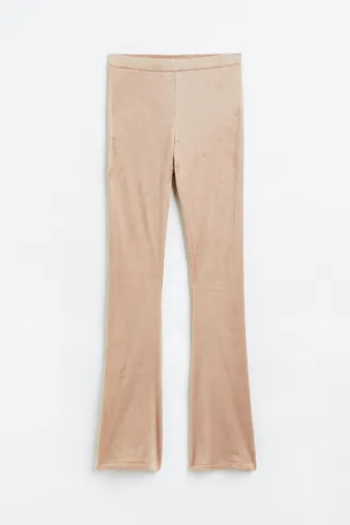 Flared Velour Pants