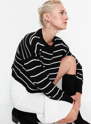 Striped Knitted Sweater