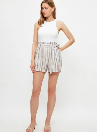 High Waist Mini Shorts