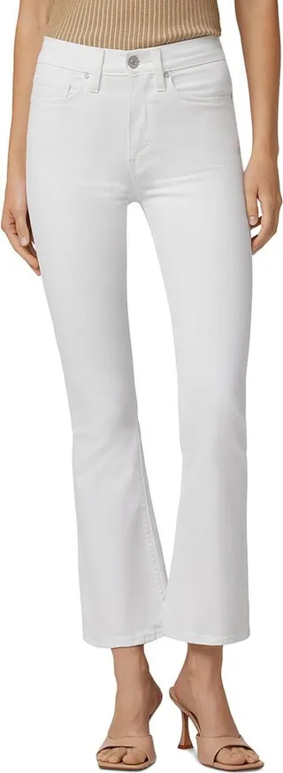 Barbara Womens High Waist Cropped Bootcut Jeans