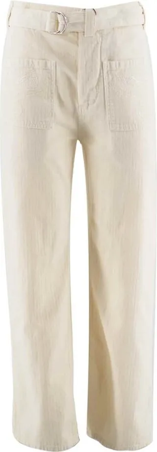 Etro Buckle-Detailed Straight-Leg Pants