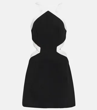 Hepburn cutout mini dress