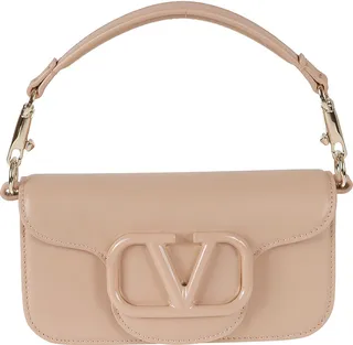 Logo Front Flap Shoulder Bag