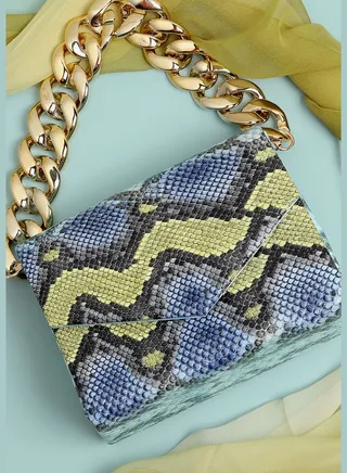 Printed Casual Mini Hand Bag with Magnet Lock For Women