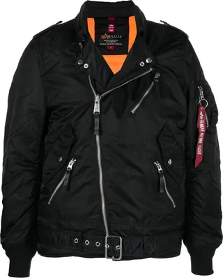 Outlaw biker bomber jacket