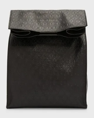 Men's Le Monogramme Deli Paper Bag Leather Handbag