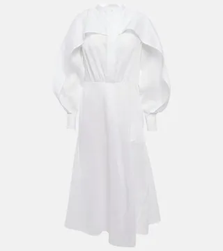Cotton shirt dress