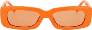 The Attico Rectangle Frame Mini Marfa Sunglasses