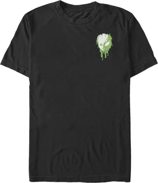 Men's Marvel Groot Venom Badge T-Shirt - Black - Small