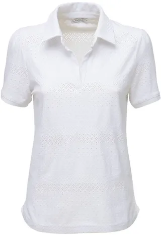 Lace polo shirt