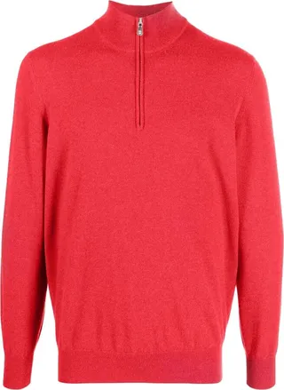 Funnel-Neck Cashmere Jumper